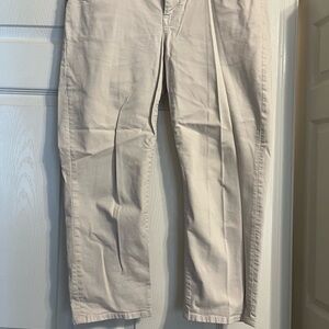Talbots Women's Light Beige Cropped Pants